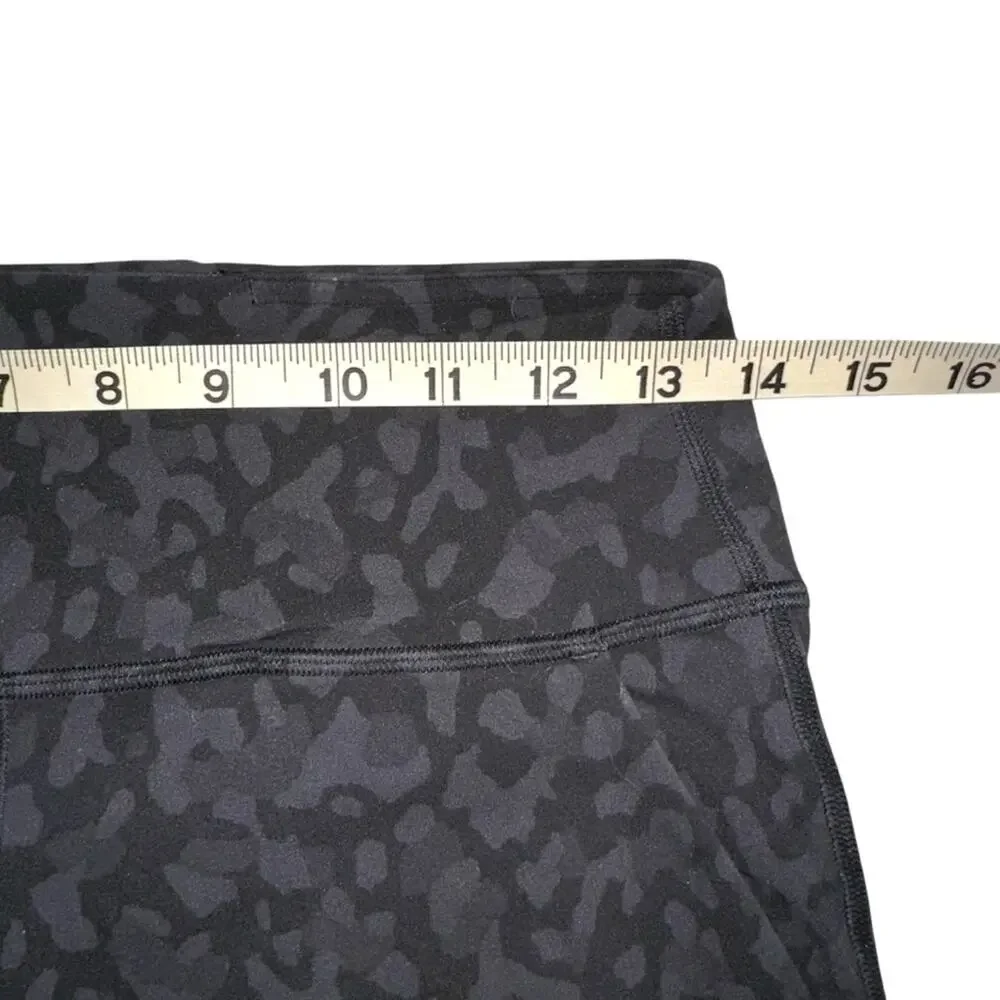 Lululemon Align Black Gray Camo High Rise Joggers 8 in Incognito Camo Multi Gray